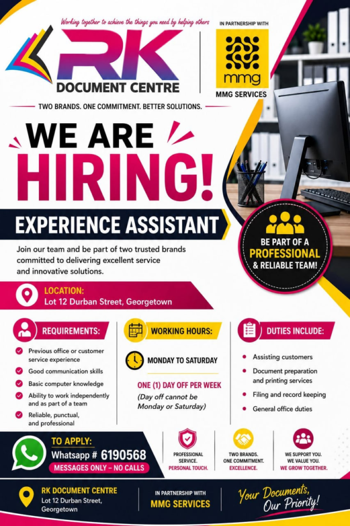 Guyana Latest Jobs