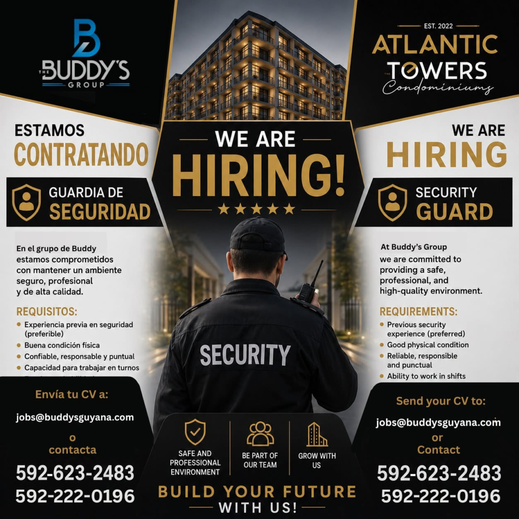 security guard job in guyana