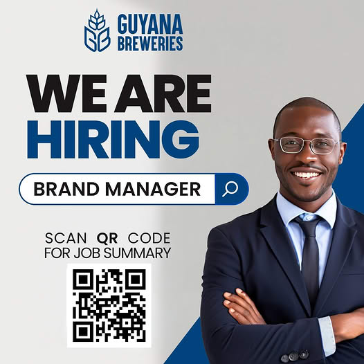 brand manager job in guyana