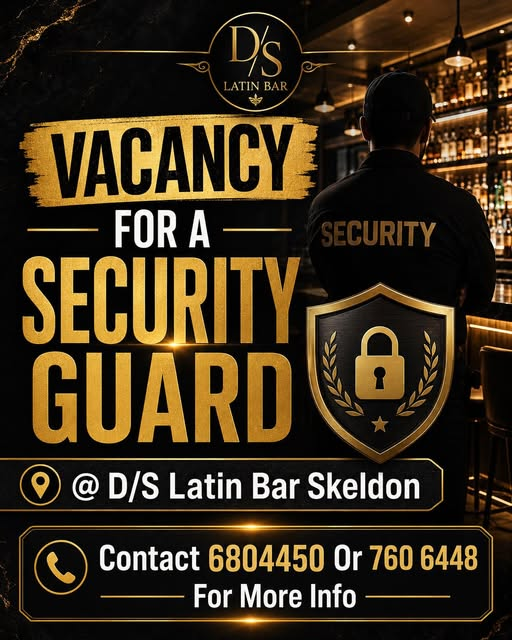 security job in guyana