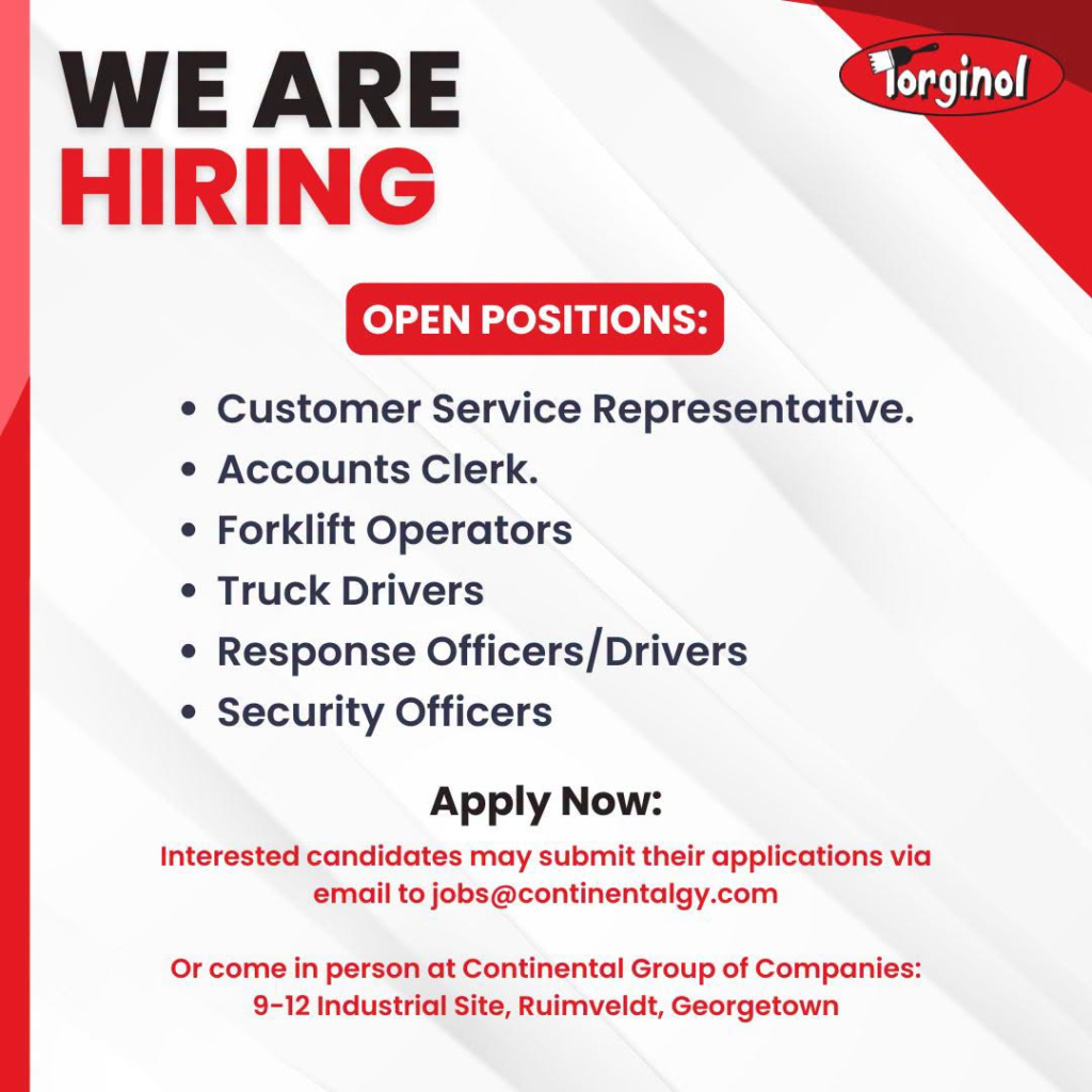 jobs in guyana