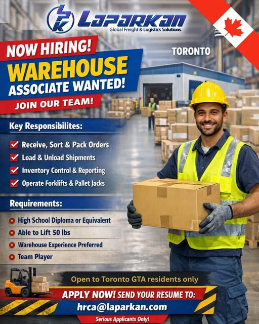 warehouse associate job in guyana