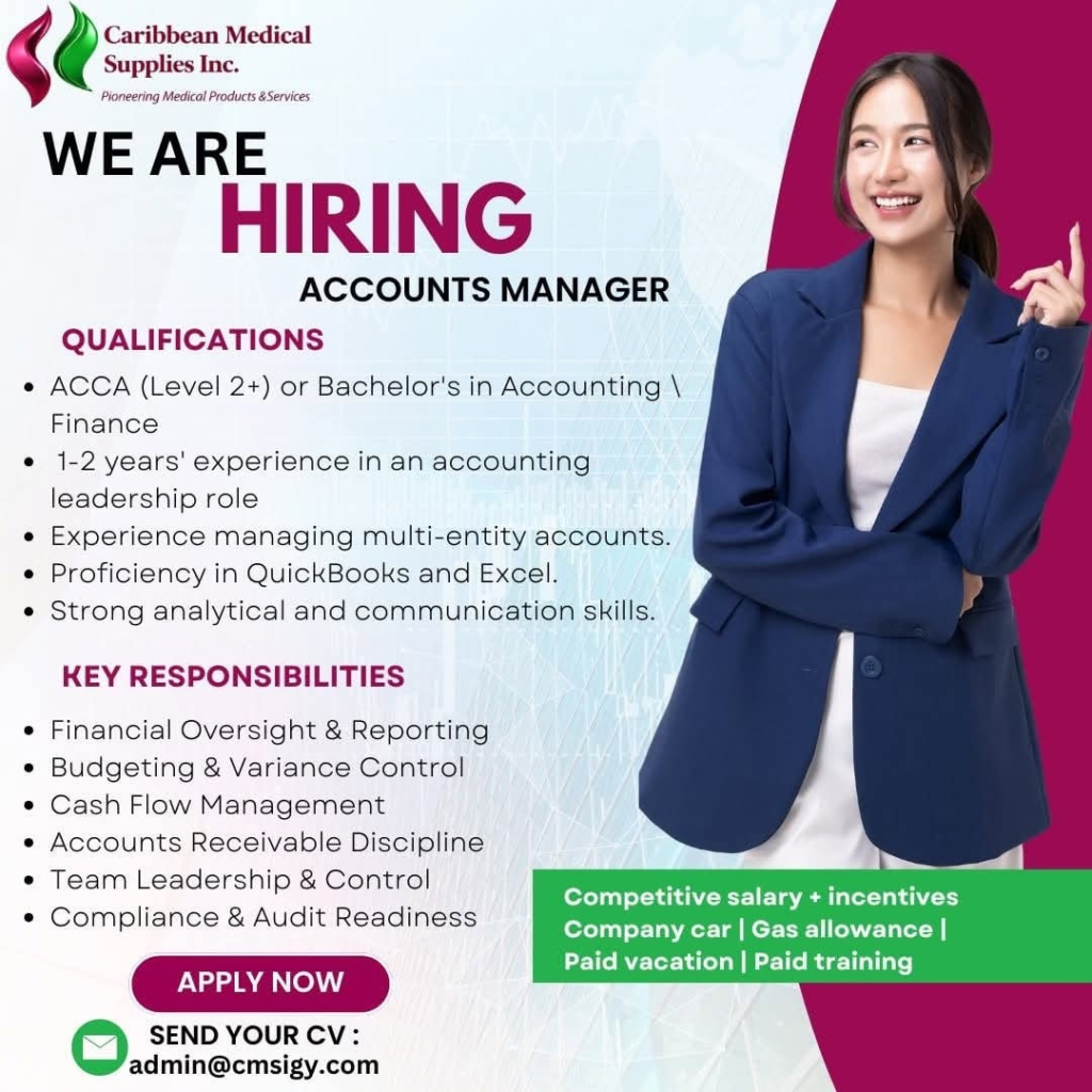 new job listing in guyana