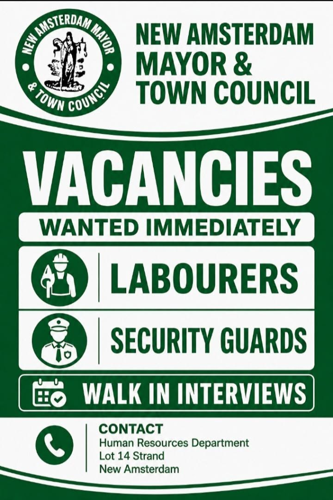 fresh jobs in guyana
