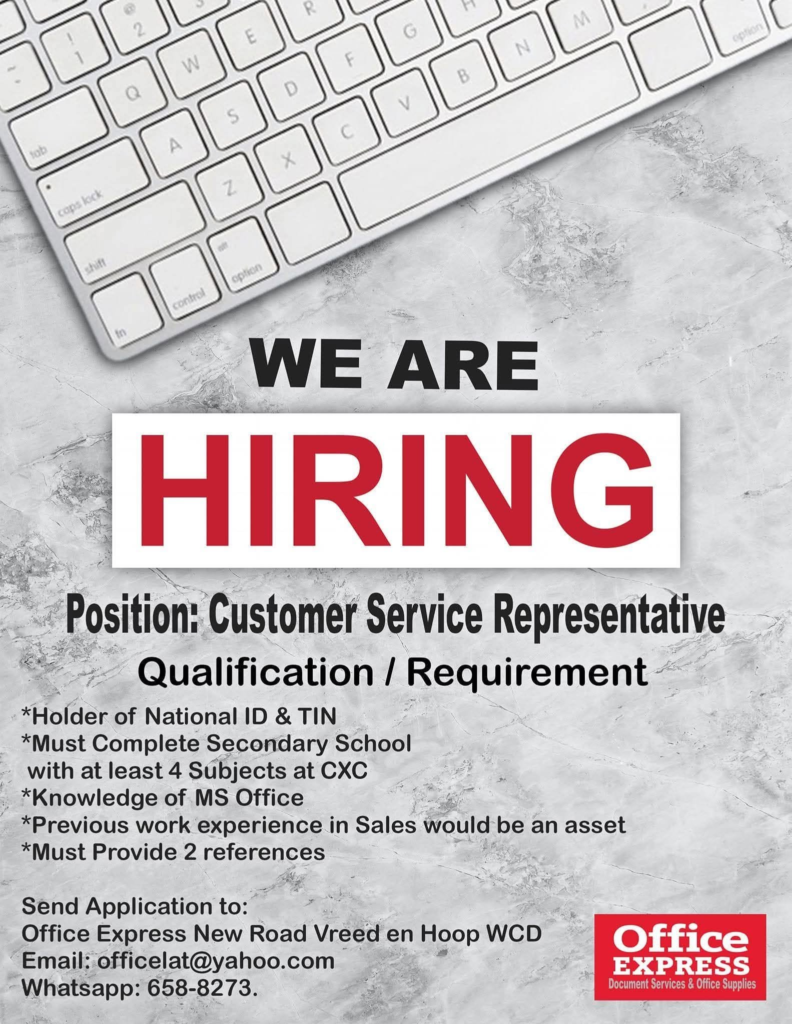 jobs in guyana
Urgent jobs in guyana
Vacancies in Guyana 2026
Urgent vacancies in Guyana