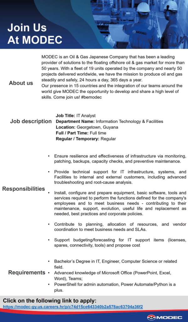 jobs in guyana
Urgent jobs in guyana
Vacancies in Guyana 2026
Urgent vacancies in Guyana