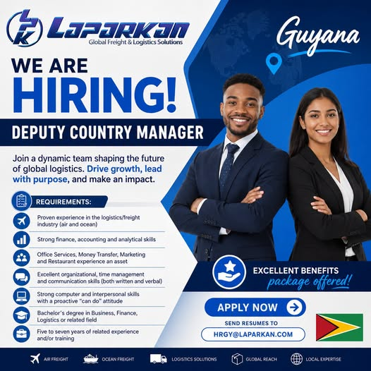 jobs in guyana
Urgent jobs in guyana
Vacancies in Guyana 2026
Urgent vacancies in Guyana