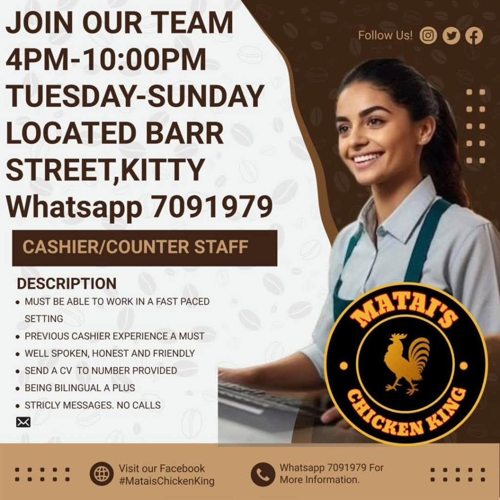 Jobs in Guyana
Urgent Jobs in Guyana
Urgent Vacancies in Guyana
Vacancies in Guyana 2026
Latest Vacancies in Guyana 2026
Part-Time Jobs in Guyana
Jobs in Guyana for Foreigners
Work From Home Jobs in Guyana
Driver Jobs in Guyana
High-Paying Jobs in Guyana
No Experience Jobs in Guyana
Jobs in Guyana with No Experience Required
Latest Jobs in Guyana
New Jobs in Guyana
Jobs Hiring Now in Guyana
Immediate Hiring in Guyana
Full-Time Jobs in Guyana
Entry-Level Jobs in Guyana
Online Jobs in Guyana
Government Jobs in Guyana
Oil and Gas Jobs in Guyana
Remote Jobs in Guyana
Female Jobs in Guyana
Jobs in Georgetown, Guyana
Jobs in Berbice, Guyana
Jobs in Linden, Guyana
Weekend Jobs in Guyana