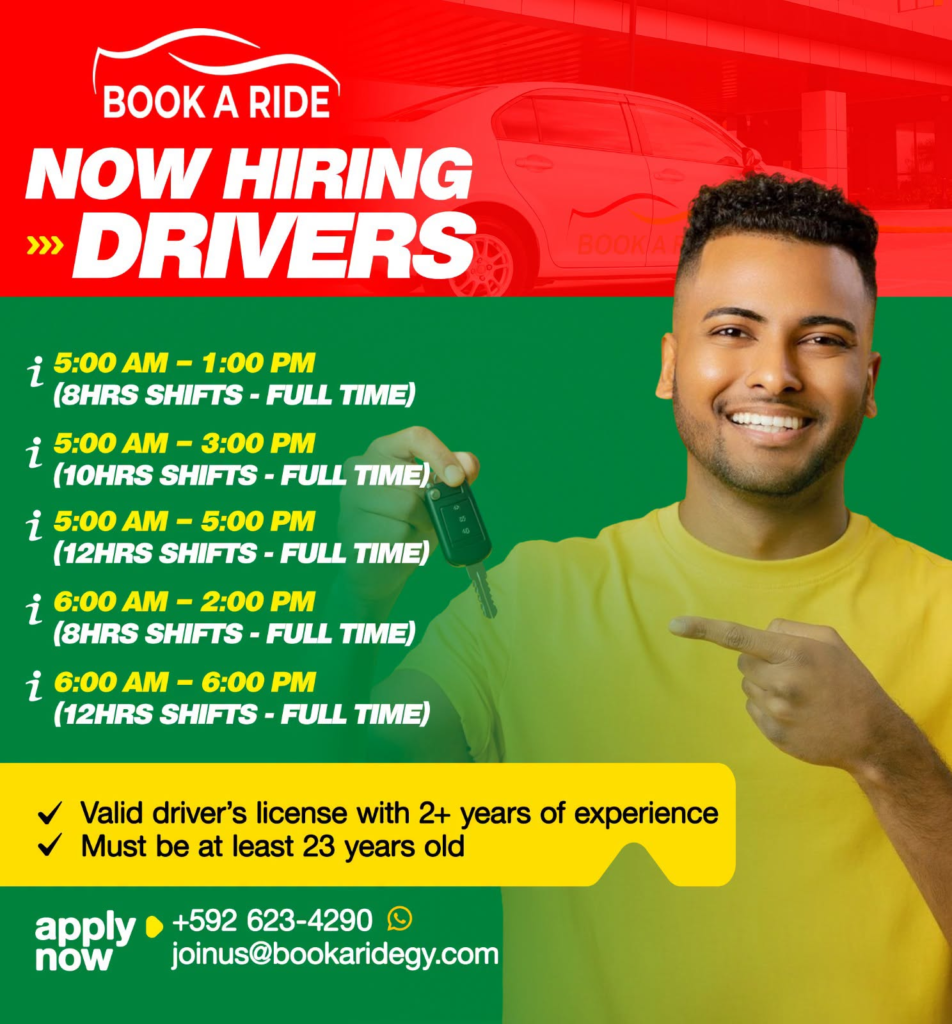 Jobs in Guyana
Urgent Jobs in Guyana
Urgent Vacancies in Guyana
Vacancies in Guyana 2026
Latest Vacancies in Guyana 2026
Part-Time Jobs in Guyana
Jobs in Guyana for Foreigners
Work From Home Jobs in Guyana
Driver Jobs in Guyana
High-Paying Jobs in Guyana
No Experience Jobs in Guyana
Jobs in Guyana with No Experience Required
Latest Jobs in Guyana
New Jobs in Guyana
Jobs Hiring Now in Guyana
Immediate Hiring in Guyana
Full-Time Jobs in Guyana
Entry-Level Jobs in Guyana
Online Jobs in Guyana
Government Jobs in Guyana
Oil and Gas Jobs in Guyana
Remote Jobs in Guyana
Female Jobs in Guyana
Jobs in Georgetown, Guyana
Jobs in Berbice, Guyana
Jobs in Linden, Guyana
Weekend Jobs in Guyana