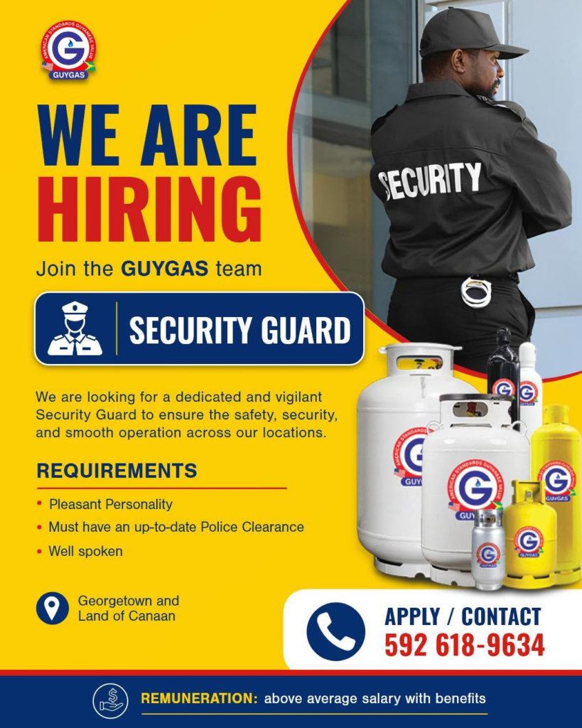 Jobs in Guyana
Urgent Jobs in Guyana
Urgent Vacancies in Guyana
Vacancies in Guyana 2026
Latest Vacancies in Guyana 2026
Part-Time Jobs in Guyana
Jobs in Guyana for Foreigners
Work From Home Jobs in Guyana
Driver Jobs in Guyana
High-Paying Jobs in Guyana
No Experience Jobs in Guyana
Jobs in Guyana with No Experience Required
Latest Jobs in Guyana
New Jobs in Guyana
Jobs Hiring Now in Guyana
Immediate Hiring in Guyana
Full-Time Jobs in Guyana
Entry-Level Jobs in Guyana
Online Jobs in Guyana
Government Jobs in Guyana
Oil and Gas Jobs in Guyana
Remote Jobs in Guyana
Female Jobs in Guyana
Jobs in Georgetown, Guyana
Jobs in Berbice, Guyana
Jobs in Linden, Guyana
Weekend Jobs in Guyana