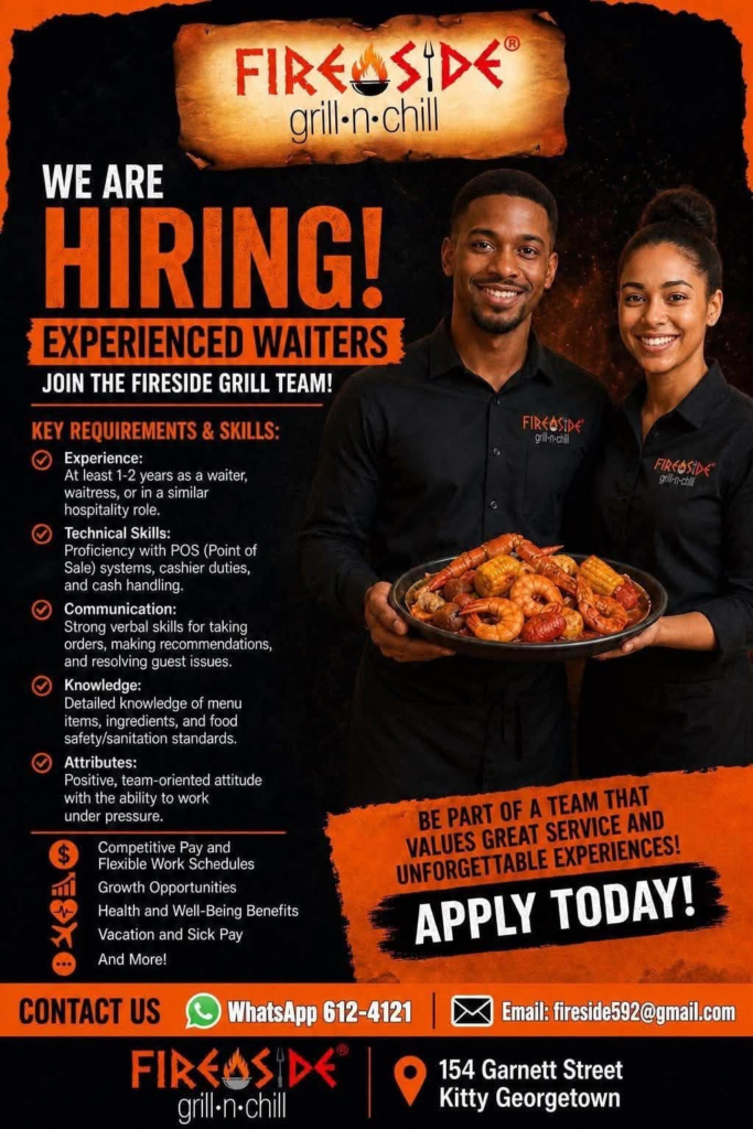Jobs in Guyana
Urgent Jobs in Guyana
Urgent Vacancies in Guyana
Vacancies in Guyana 2026
Latest Vacancies in Guyana 2026
Part-Time Jobs in Guyana
Jobs in Guyana for Foreigners
Work From Home Jobs in Guyana
Driver Jobs in Guyana
High-Paying Jobs in Guyana
No Experience Jobs in Guyana
Jobs in Guyana with No Experience Required
Latest Jobs in Guyana
New Jobs in Guyana
Jobs Hiring Now in Guyana
Immediate Hiring in Guyana
Full-Time Jobs in Guyana
Entry-Level Jobs in Guyana
Online Jobs in Guyana
Government Jobs in Guyana
Oil and Gas Jobs in Guyana
Remote Jobs in Guyana
Female Jobs in Guyana
Jobs in Georgetown, Guyana
Jobs in Berbice, Guyana
Jobs in Linden, Guyana
Weekend Jobs in Guyana
