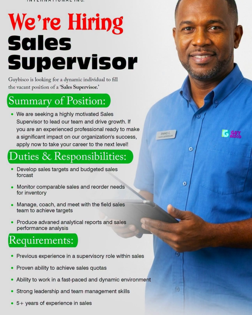 Jobs in Guyana
Urgent Jobs in Guyana
Urgent Vacancies in Guyana
Vacancies in Guyana 2026
Latest Vacancies in Guyana 2026
Part-Time Jobs in Guyana
Jobs in Guyana for Foreigners
Work From Home Jobs in Guyana
Driver Jobs in Guyana
High-Paying Jobs in Guyana
No Experience Jobs in Guyana
Jobs in Guyana with No Experience Required
Latest Jobs in Guyana
New Jobs in Guyana
Jobs Hiring Now in Guyana
Immediate Hiring in Guyana
Full-Time Jobs in Guyana
Entry-Level Jobs in Guyana
Online Jobs in Guyana
Government Jobs in Guyana
Oil and Gas Jobs in Guyana
Remote Jobs in Guyana
Female Jobs in Guyana
Jobs in Georgetown, Guyana
Jobs in Berbice, Guyana
Jobs in Linden, Guyana
Weekend Jobs in Guyana