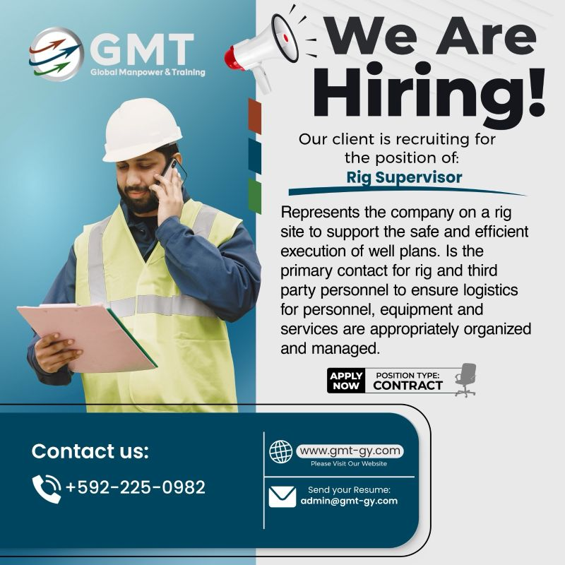 Jobs in Guyana
Urgent Jobs in Guyana
Urgent Vacancies in Guyana
Vacancies in Guyana 2026
Latest Vacancies in Guyana 2026
Part-Time Jobs in Guyana
Jobs in Guyana for Foreigners
Work From Home Jobs in Guyana
Driver Jobs in Guyana
High-Paying Jobs in Guyana
No Experience Jobs in Guyana
Jobs in Guyana with No Experience Required
Latest Jobs in Guyana
New Jobs in Guyana
Jobs Hiring Now in Guyana
Immediate Hiring in Guyana
Full-Time Jobs in Guyana
Entry-Level Jobs in Guyana
Online Jobs in Guyana
Government Jobs in Guyana
Oil and Gas Jobs in Guyana
Remote Jobs in Guyana
Female Jobs in Guyana
Jobs in Georgetown, Guyana
Jobs in Berbice, Guyana
Jobs in Linden, Guyana
Weekend Jobs in Guyana