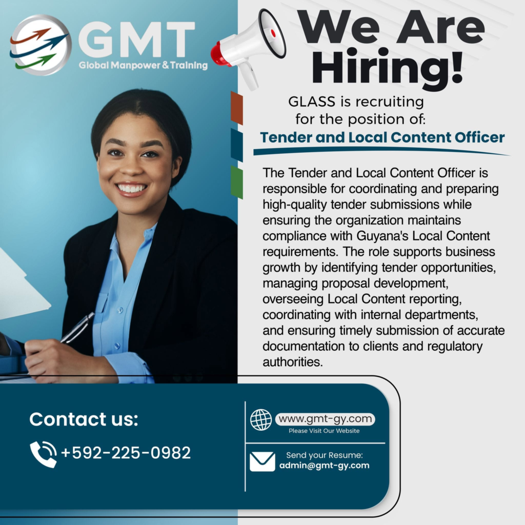 Jobs in Guyana
Urgent Jobs in Guyana
Urgent Vacancies in Guyana
Vacancies in Guyana 2026
Latest Vacancies in Guyana 2026
Part-Time Jobs in Guyana
Jobs in Guyana for Foreigners
Work From Home Jobs in Guyana
Driver Jobs in Guyana
High-Paying Jobs in Guyana
No Experience Jobs in Guyana
Jobs in Guyana with No Experience Required
Latest Jobs in Guyana
New Jobs in Guyana
Jobs Hiring Now in Guyana
Immediate Hiring in Guyana
Full-Time Jobs in Guyana
Entry-Level Jobs in Guyana
Online Jobs in Guyana
Government Jobs in Guyana
Oil and Gas Jobs in Guyana
Remote Jobs in Guyana
Female Jobs in Guyana
Jobs in Georgetown, Guyana
Jobs in Berbice, Guyana
Jobs in Linden, Guyana
Weekend Jobs in Guyana