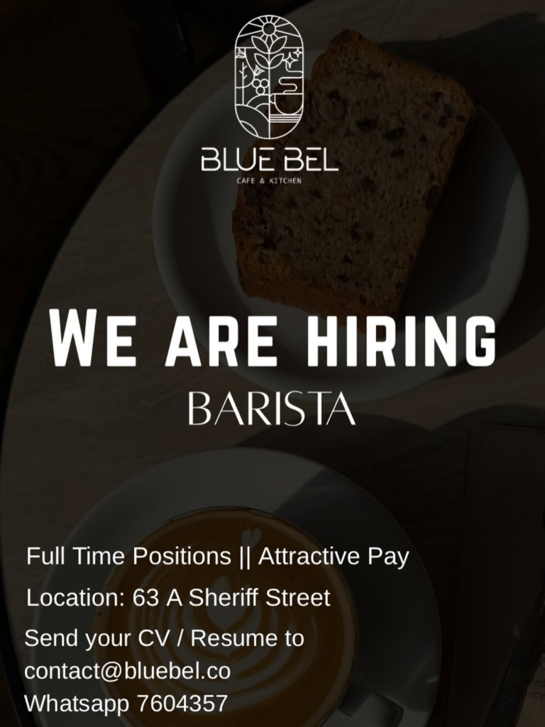 Hiring Barista 